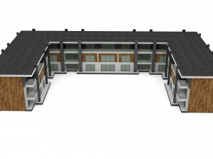 modern building 06 Modelo 3D