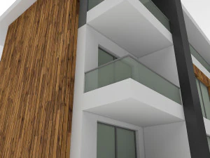 modern building 06 3D Model