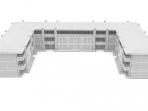 modern building 06 Modelo 3D