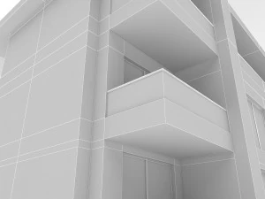 modern building 06 3D Model