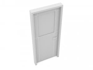modern lowpoly door 3D Model