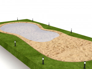the natural beach 3D Model