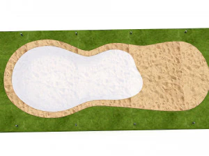 the natural beach 3D Model