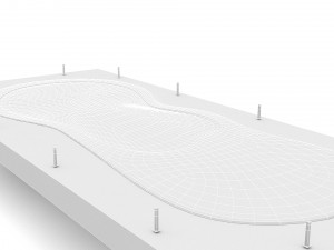 the natural beach 3D Model