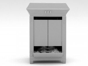 3d popcorn machine 3D-Modell