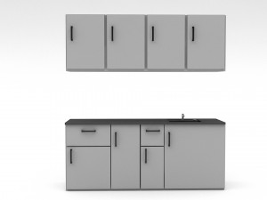 simple kitchen 3D Model