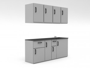 simple kitchen 3D Model