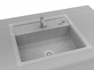simple kitchen 3D Model