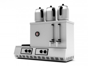 3d turkish tea stove Modelo 3D