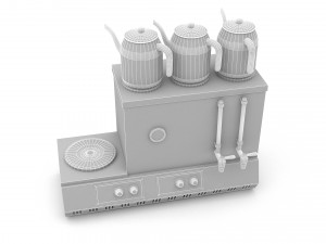 3d turkish tea stove Modelo 3D