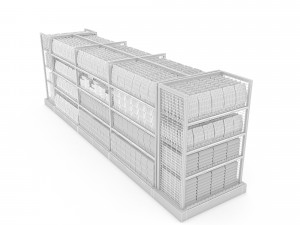 3d market snack section Modelo 3D