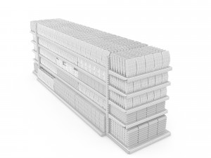 3d nuts and chips store model 3Dモデル