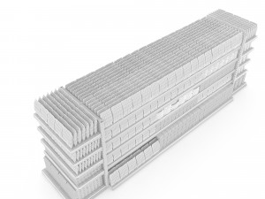 3d nuts and chips store model 3Dモデル