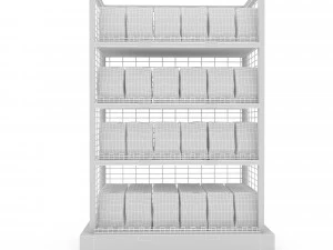 3d nuts and chips store model 3D Model