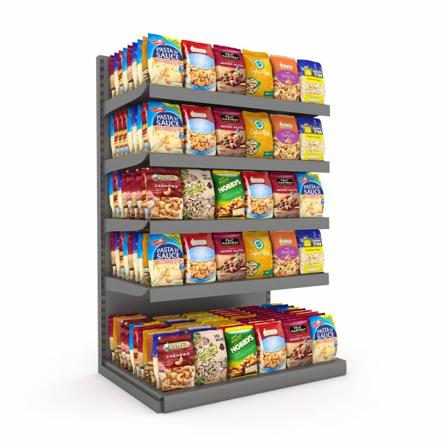cookie and chips store 3D Model .c4d .max .obj .3ds .fbx .stl .blend 