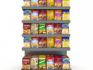 cookie and chips store 3D Model
