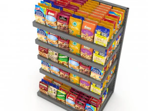 cookie and chips store 3D Model