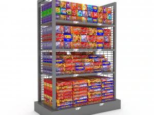 チョコレートストアの3D 3Dモデル