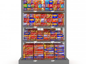 the chocolate store 3d Modèle 3D