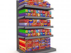 3d chocolate store 02 model Modèle 3D