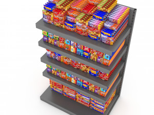 3d chocolate store 02 model 3D Модель