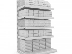 3d chocolate store 02 model 3D Model