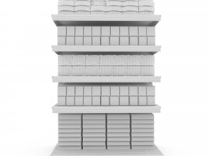 3d chocolate store 02 model 3D Модель