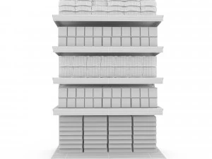 3d chocolate store 02 model 3D Model