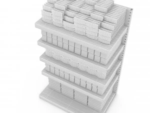 3d chocolate store 02 model 3D Model