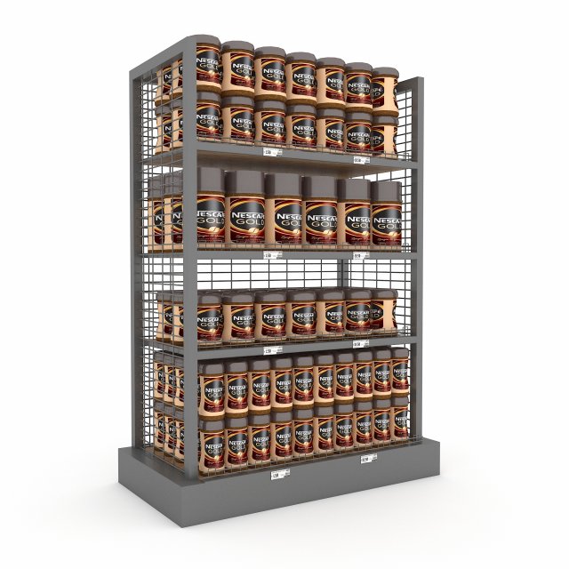 3d the coffee store 3D Model .c4d .max .obj .3ds .fbx .stl .blend 