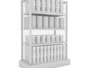 3d the coffee store 3D Model