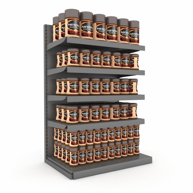 Coffee Condiment Organizer - Model 2 3D model