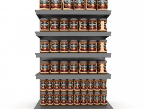 coffee store 02 model Modello 3D
