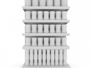 coffee store 02 model Modello 3D
