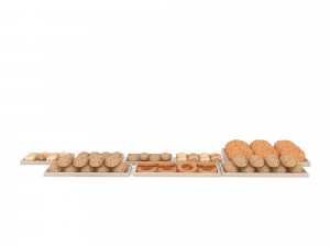 3d bread types 3d Model 3D