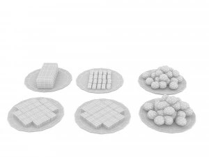 3d cookie types 3D Model