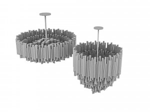 classic gold chandelier Modèle 3D