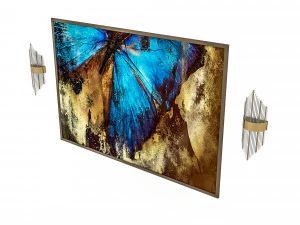 3d painting and sconce 3D Model