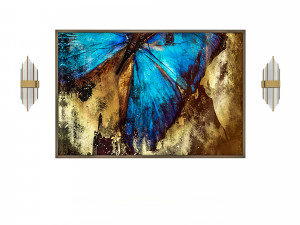 3d painting and sconce 3D-Modell