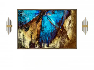 3d painting and sconce 3D Model