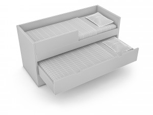 3d wardrobe bed Modello 3D