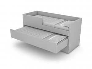 3d wardrobe bed Modello 3D