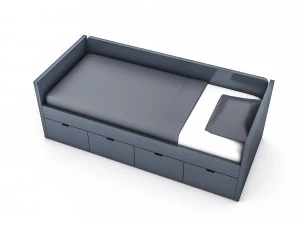 3d wardrobe bed 03 3D Model