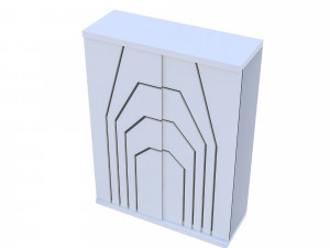 classic wardrobe model 3D Model