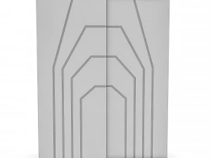 클래식 옷장 모델 3D 모델