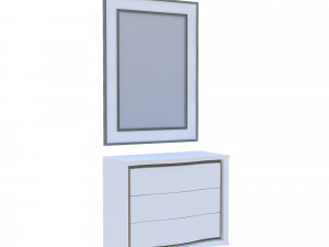 classic makeup mirror 3d 3D Model