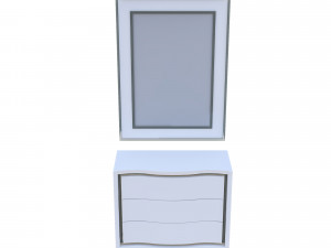 classic makeup mirror 3d Modelo 3D