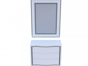 classic makeup mirror 3d 3D Model