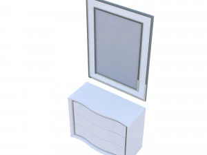classic makeup mirror 3d 3D Model