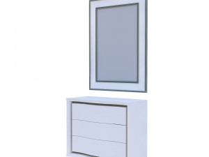 classic makeup mirror 3d Modelo 3D